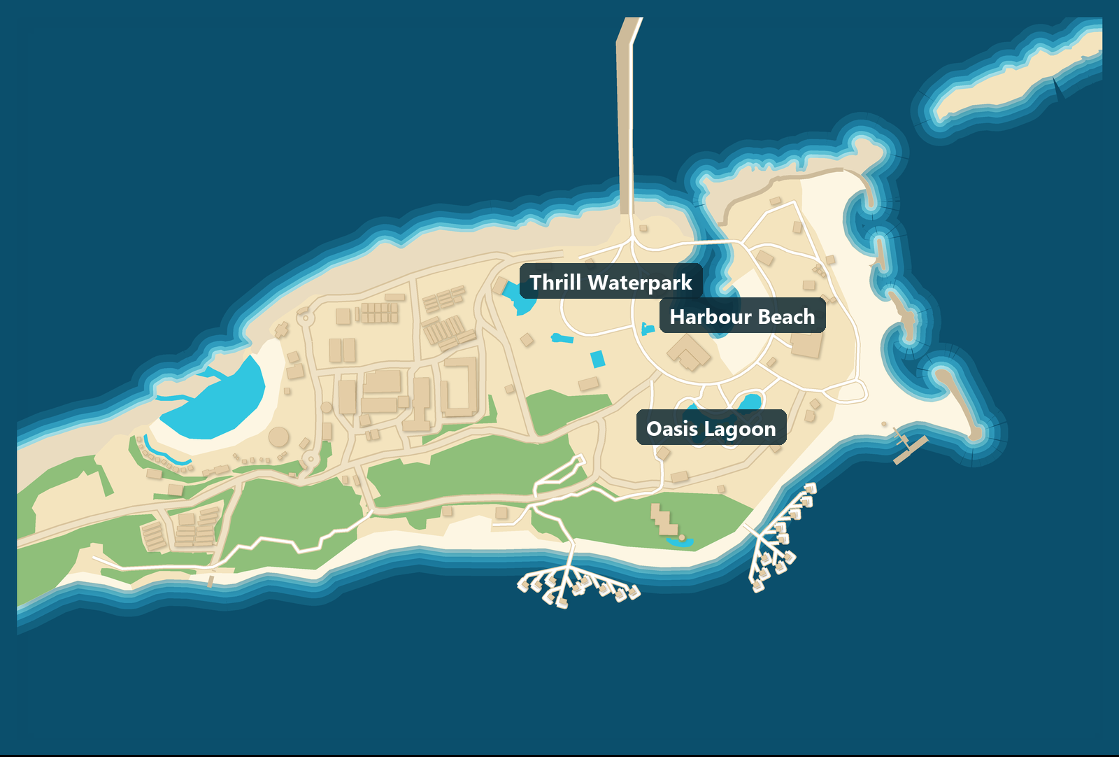 Mia Wayfinder's map of Perfect Day at CocoCay